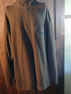 Winchester Vintage Brown Quarter-Zip Fleece Pullover